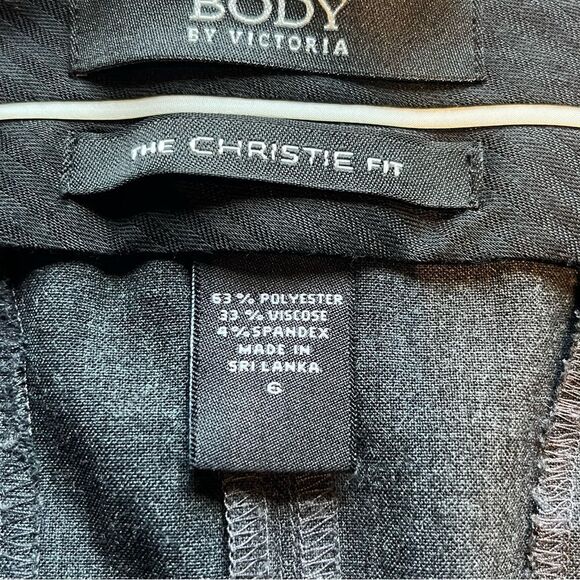 Body by Victoria The Christie Fit Skirt Gray Size 6 Pencil Front zip & Button - Picture 7 of 7